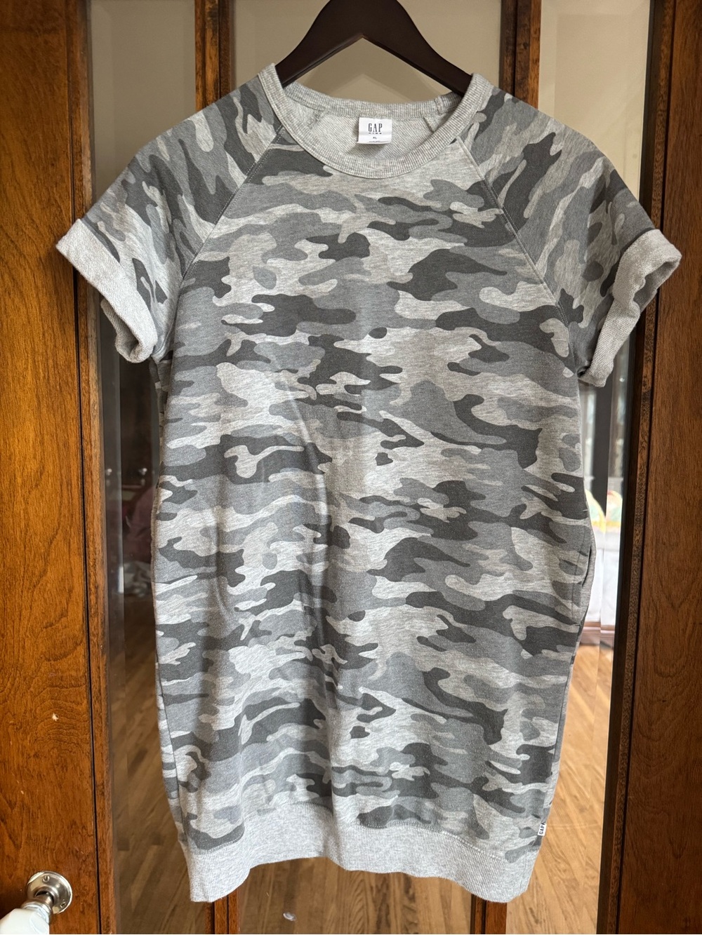GAP Kids Short Sleeve Sweatshirt Dress